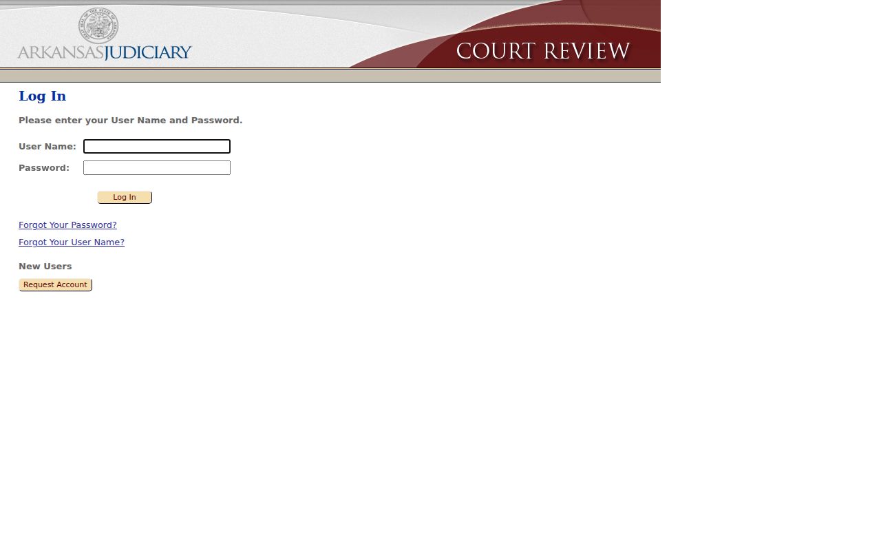 Arkansas eFlex login for Greene County civil court docket filings