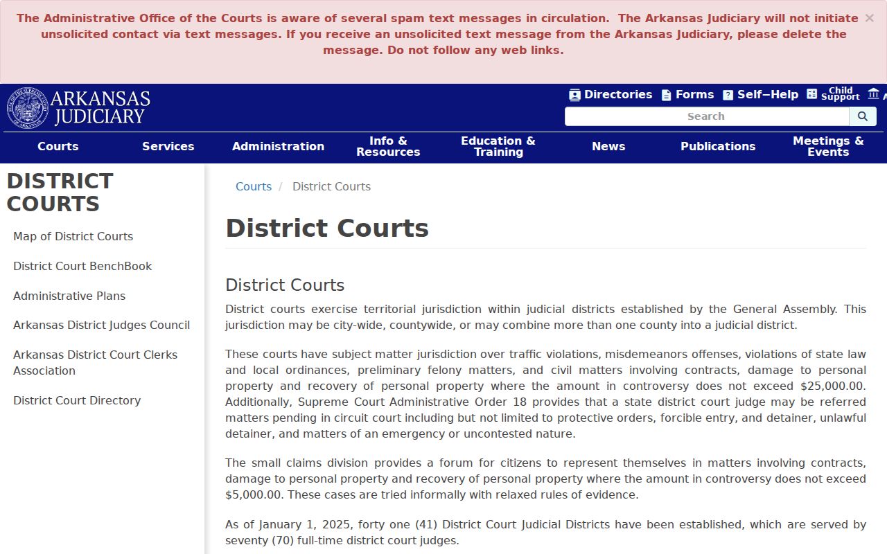 Marmaduke court docket and Greene County State District Court structure