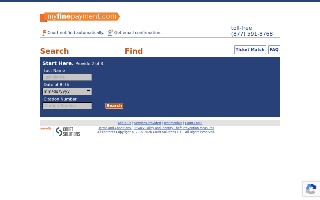 Greene County traffic court records fine payment portal